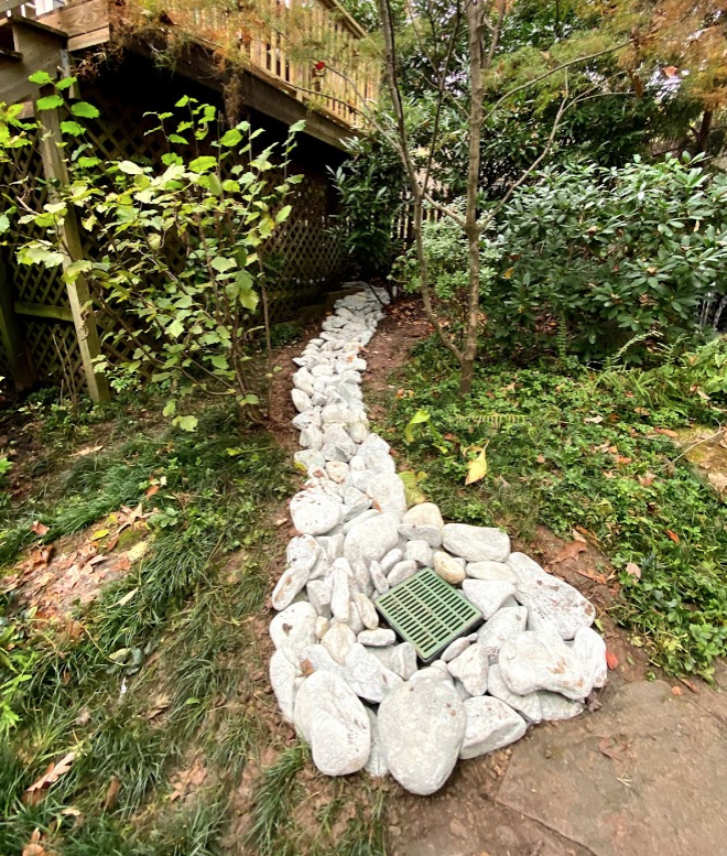 clay soil drainage atl